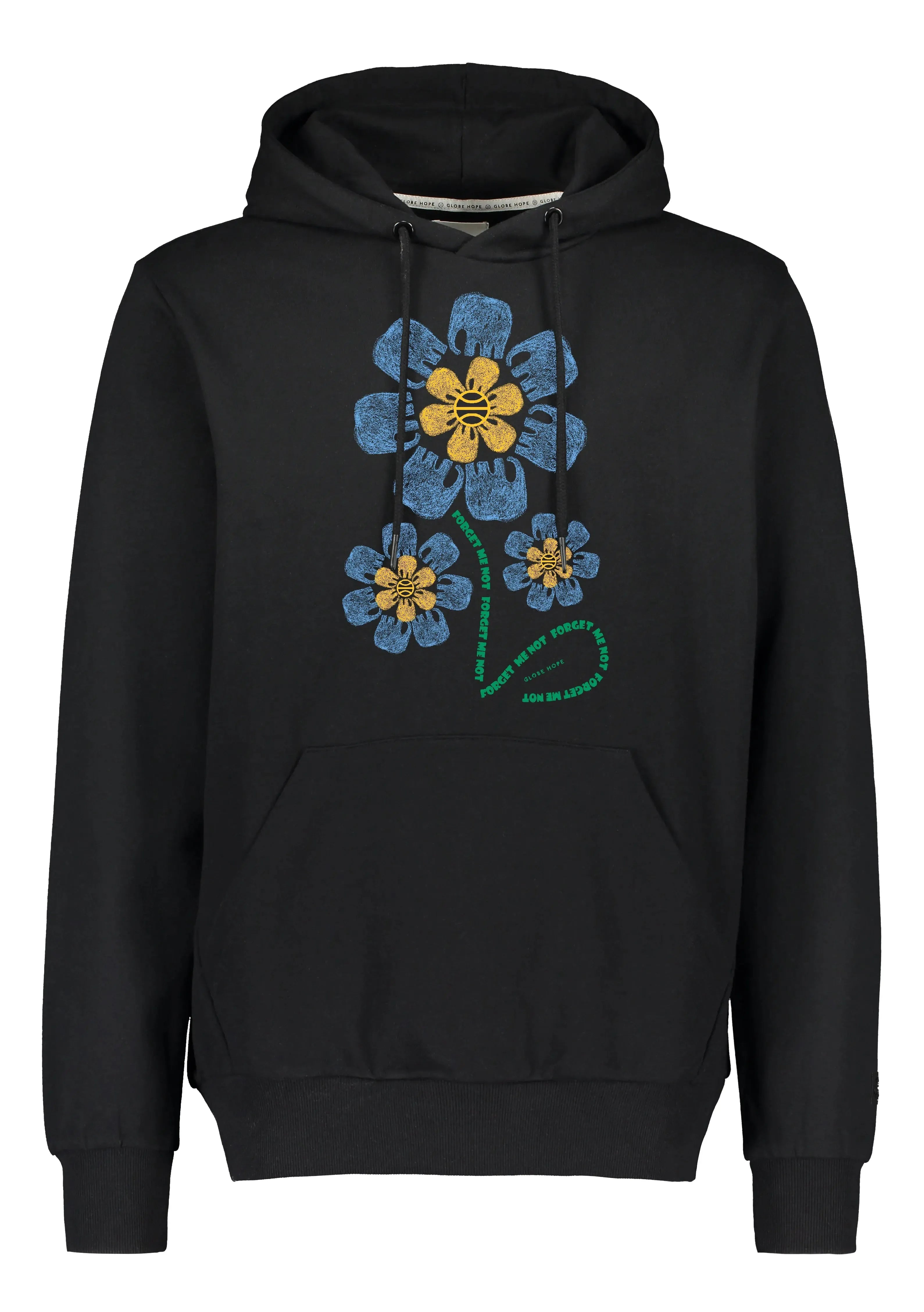 VUOLUNEN huppari, forget me not painatuksella Globe Hope