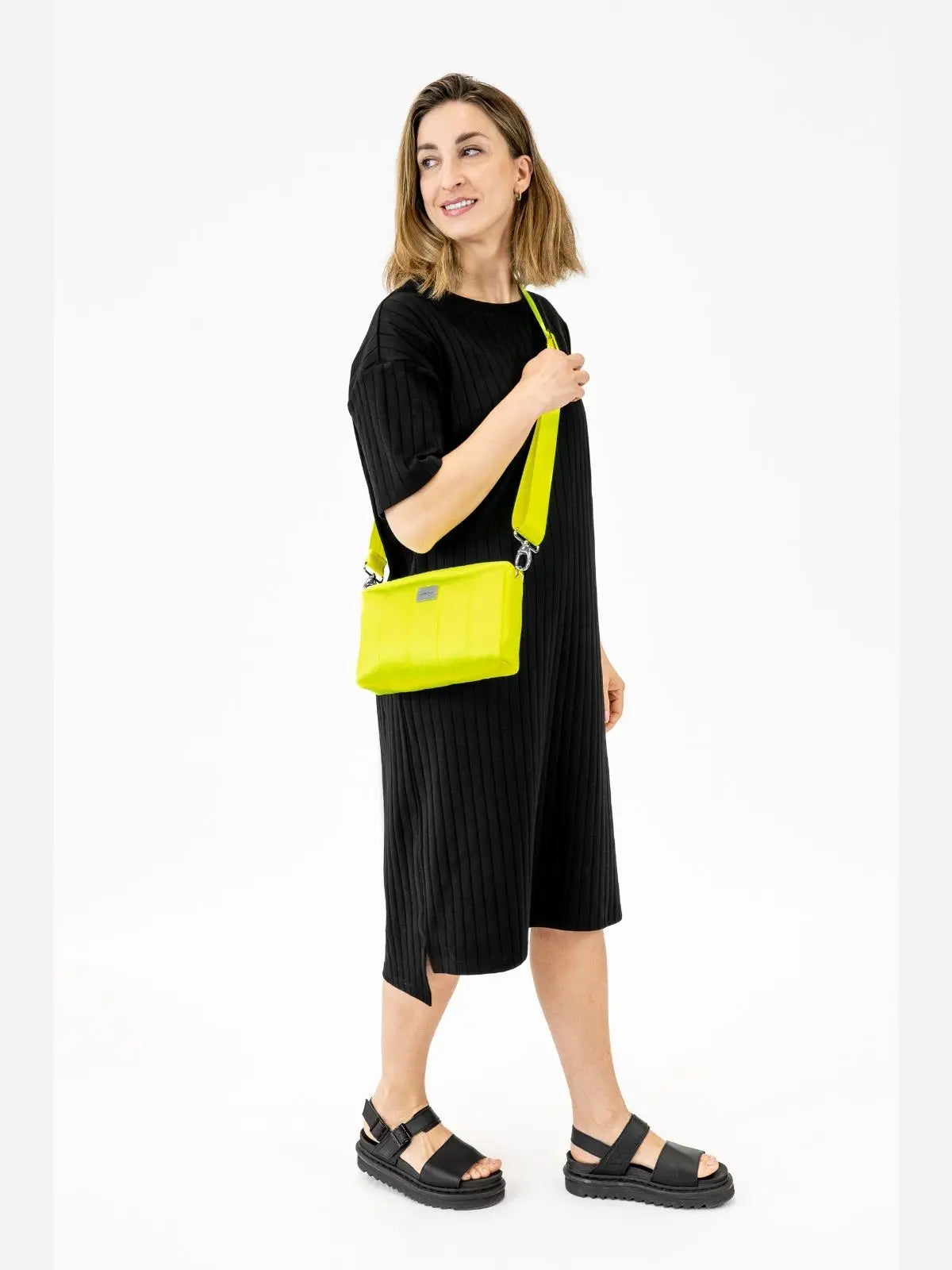 KASTE VEGAN laukku, neon keltainen Globe Hope