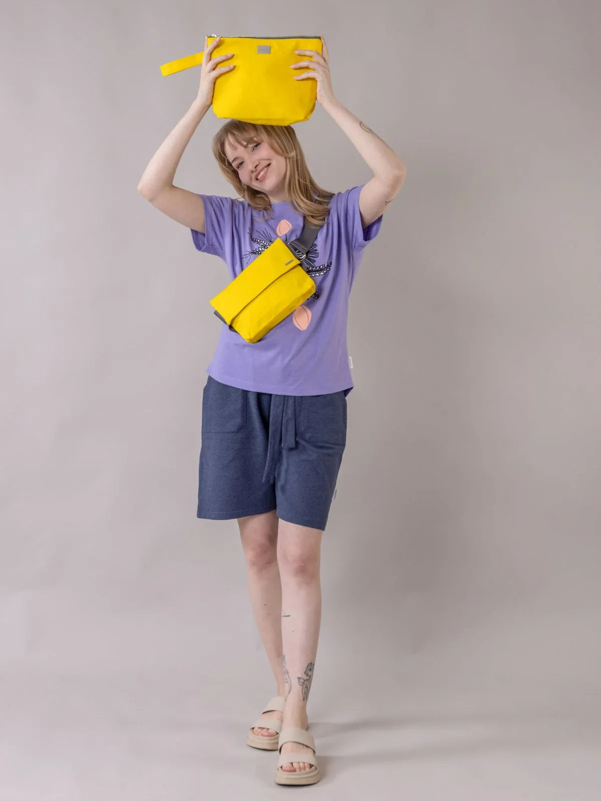 PILKE belt bag, yellow sun