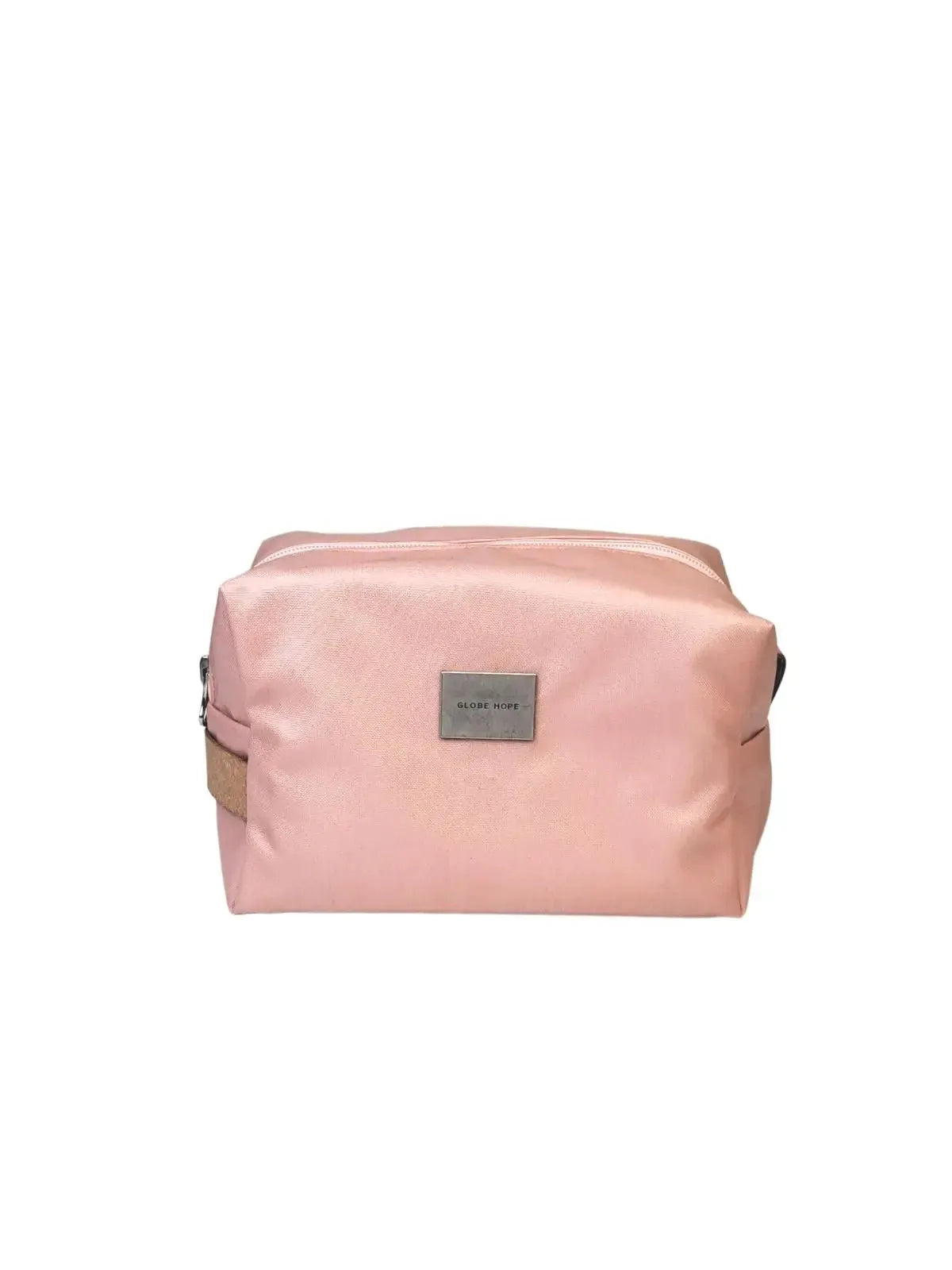 Globe Hope, Routa toilettilaukku vaaleanpunaisesta airbag kankaasta.