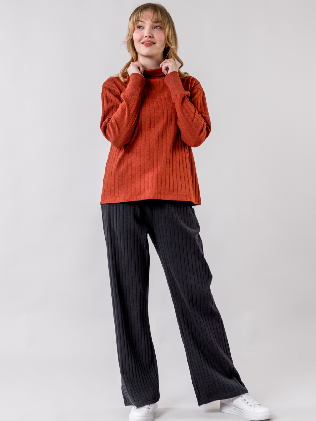 AALIS ribbon shirt, black