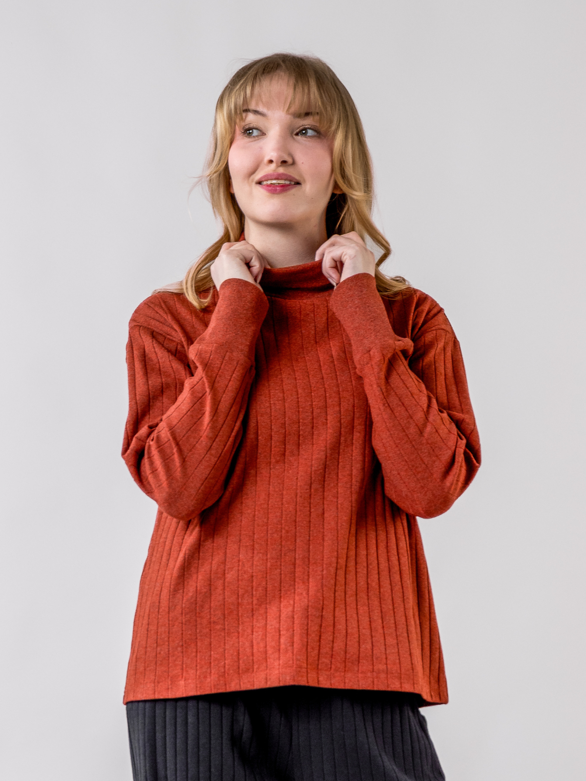 AALIS ribbon shirt, black