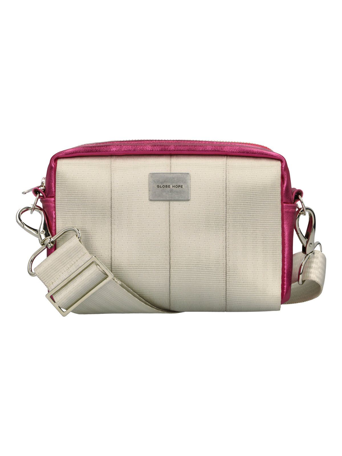UTU bag, fuchsia / pearl grey