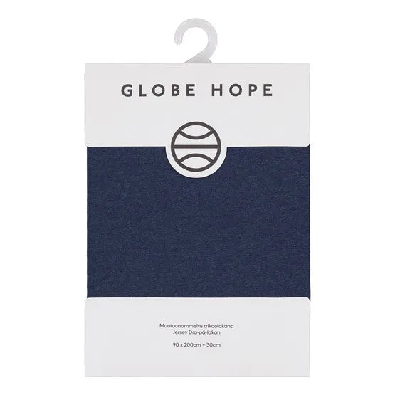UUTTU muotoonommeltu lakana, navy sininen