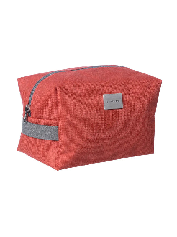 ROUTA toiletry bag, rusty red