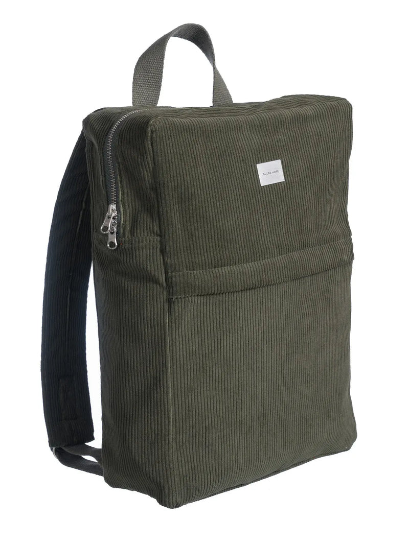 SUMU backpack, olive corduroy